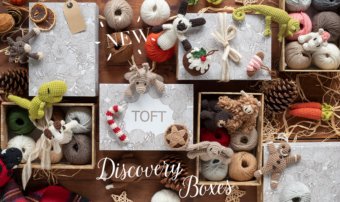 Discovery Boxes new packaging gift crochet patterns yarn toft